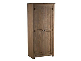 Birlea Santiago 2 Door Wardrobe in Distressed Pine
