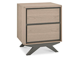 Bentley Designs Brunel 2 Drawer Nightstand