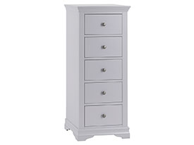 Furniture Mill Swindon 5 Drawer Narrow Chest