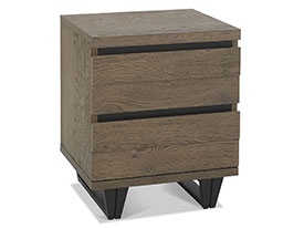 Bentley Designs Tivoli Bedside Cabinet - Two Drawer