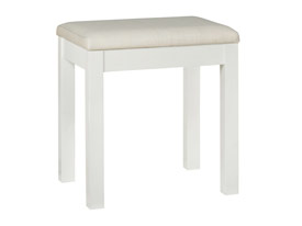 Bentley Designs Atlanta Bedroom Stool in White