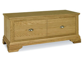 Bentley Designs Hampstead Blanket Box in Oak
