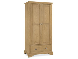 Bentley Designs Hampstead Double Wardrobe in Oak